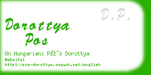 dorottya pos business card